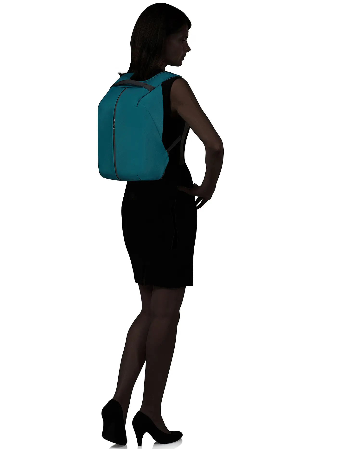 SAMSONITE | Rucksack SECURIPAK 2.0 14.1" black | petrol